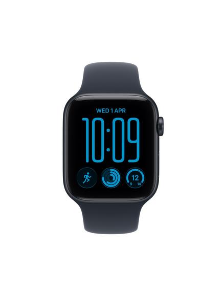 Apple Watch SE 3 GPS + Cellular, 44mm, Sport Band, Midnight/Navy Blue - view 2, Midnight