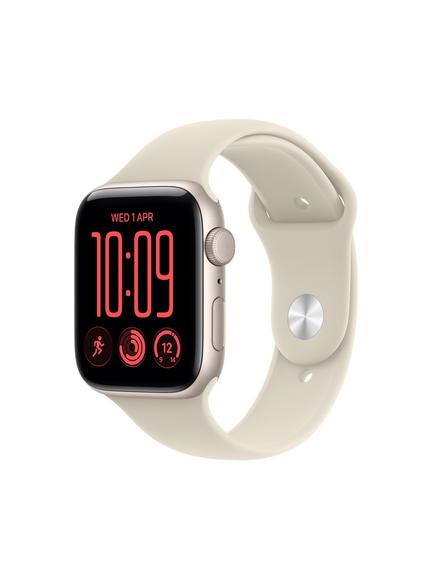 Apple Watch SE 3 GPS, 44mm, Sport Band, Starlight/Sand, Starlight