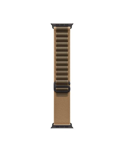 Apple Watch 49mm Alpine Loop, Small, Black Titanium Finish, Desert