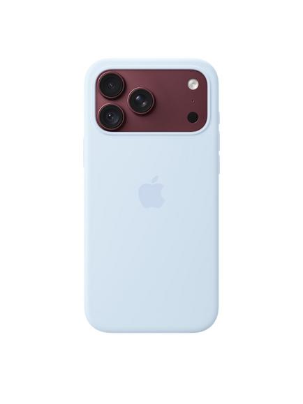 Apple iPhone 18 Pro Max Silicone Case with MagSafe - view 2, Crisp Blue