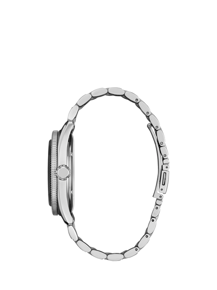 Citizen AW1911-53E Men's Sport Eco-Drive Round Bracelet Strap Watch, Silver - view 2, Silver Tone