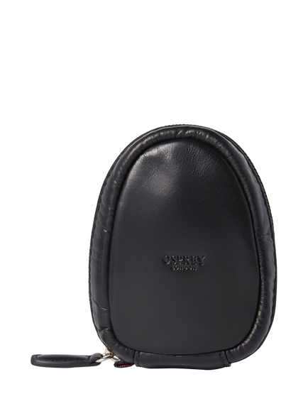 OSPREY LONDON London Leather Charger Pouch, Black - view 2, Black