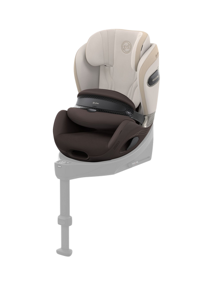 Cybex Anoris S Style i-Size Rotating Child Car Seat, Amber Brown, Brown Light