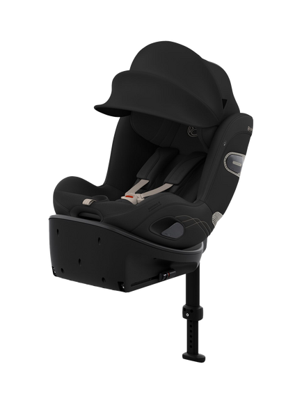 Cybex Sirona Si Style Rear-Facing i-Size Baby Car Seat & ISOFIX Base, Sepia Black, Serpia Black