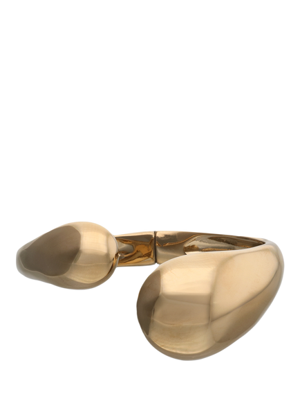 UNOde50 Sculpted Open Bracelet, Gold, Gold