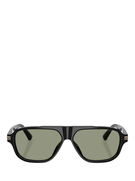 Emporio Armani EA4285 Men's Pillow Sunglasses, Shiny Black - view 2, Shiny Black