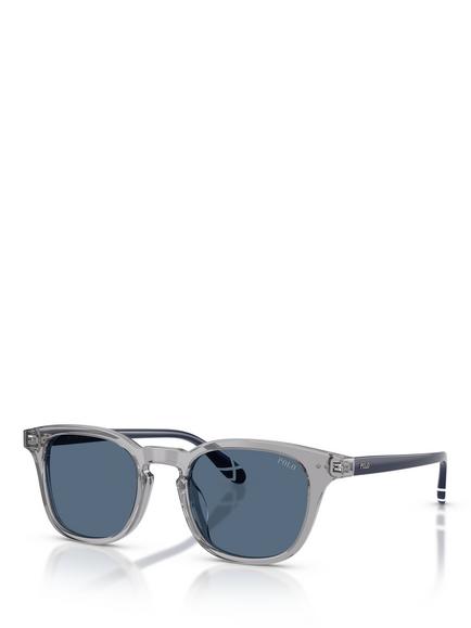 Ralph Lauren Polo Ralph Lauren PH4251 Men's Phantos Sunglasses, Shiny Transparent Grey, Shiny Transparent Grey