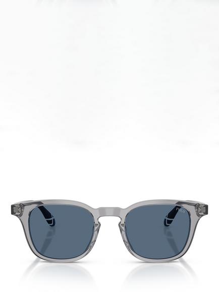 Ralph Lauren Polo Ralph Lauren PH4251 Men's Phantos Sunglasses, Shiny Transparent Grey - view 2, Shiny Transparent Grey