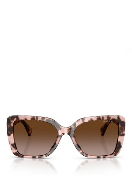 Ralph Lauren Ralph by Ralph Lauren RA5356 Women's Square Sunglasses, Pink Havana - view 2, Pink Havana