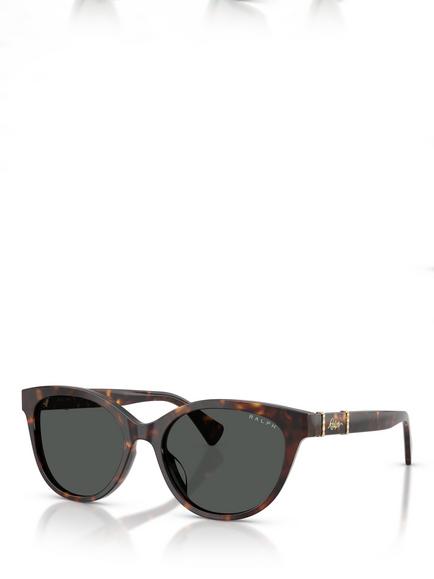 Ralph Lauren Ralph by Ralph Lauren RA5357 Women's Round Sunglasses, Brown Havana, Brown Havana