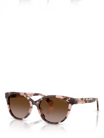 Ralph Lauren Ralph by Ralph Lauren RA5357 Women's Round Sunglasses, Pink Havana, Pink Havana