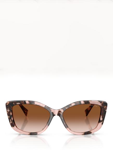 Ralph Lauren Ralph by Ralph Lauren RA5358 Women's Irregular Sunglasses, Pink Havana - view 2, Pink Havana