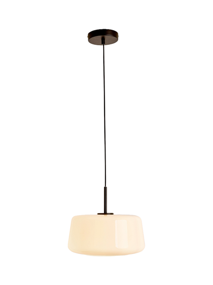 MADE Camilo Glass Pendant Ceiling Light, White, White