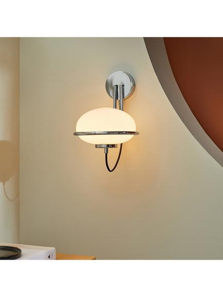 MADE Piper Wall Light, Chrome - view 2, Chrome