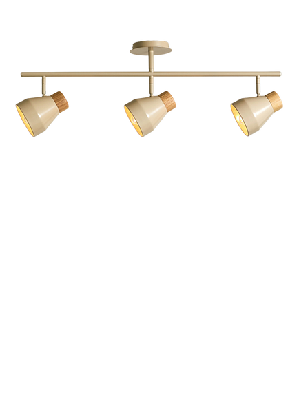 MADE Albert Spotlight Ceiling Bar, Cream, Cream