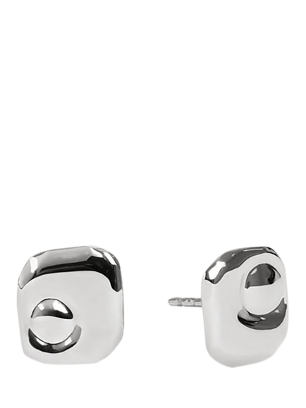 Monica Vinader Amaia Stud Earrings, Silver, Silver