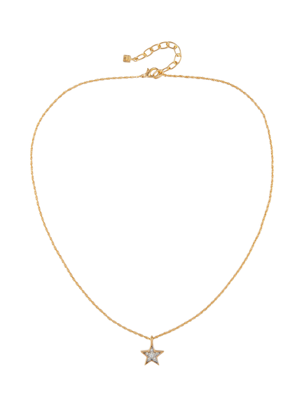 Pre-loved D'Orlan Swarovski Crystal Star Necklace, Gold, Gold