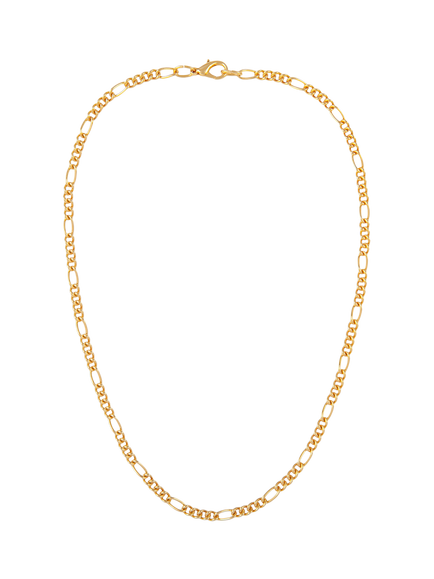 Pre-loved Figaro Chain Necklace, Gold, Gold