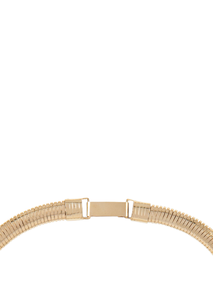 Pre-loved Flex Collar Necklace, Gold - view 2, Gold