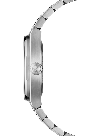 Raymond Weil Women's A.R.T 30mm Round Mother of Pearl Bracelet Strap Watch, Silver - view 2, Silver