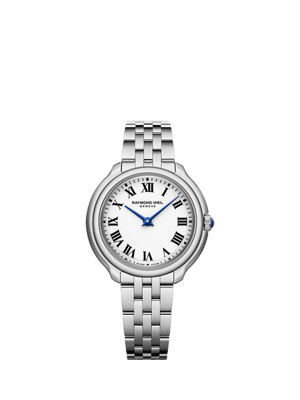Raymond Weil Women's Toccata Heritage 28mm Round Bracelet Strap Watch, Silver, Silver