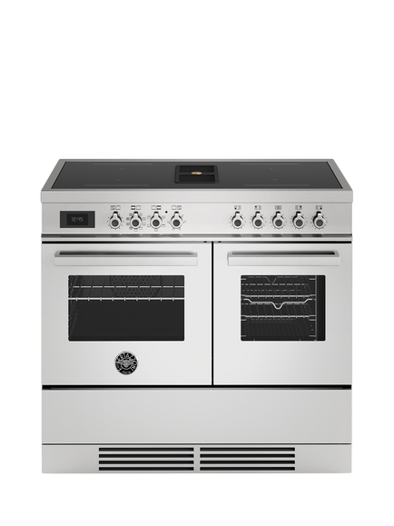 Bertazzoni Air-Tec PROCH104 100cm Electric Range Cooker with Induction Hob, Stainless Steel