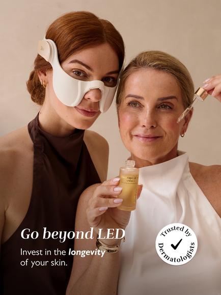 Silk'n LED Trilyft Light Therapy Face Mask, White - view 2, White