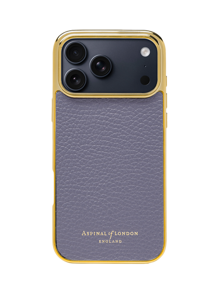 Aspinal of London iPhone 18 Max Leather Phone Case, Slate, Slate