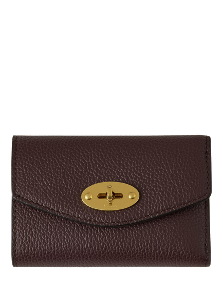 Mulberry Darley Folded Multi Card Wallet, Oxblood, Oxblood