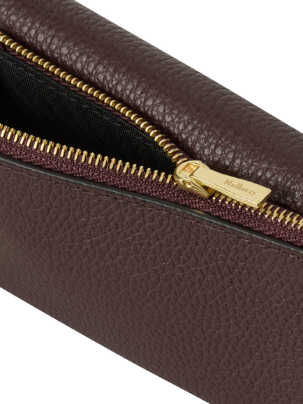 Mulberry Darley Folded Multi Card Wallet, Oxblood - view 2, Oxblood