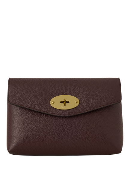 Mulberry Darley Cosmetic Pouch, Oxblood, Oxblood