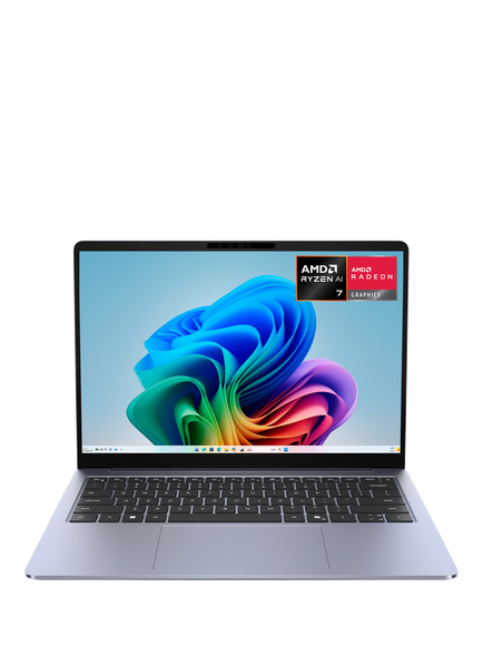 Dell 14S DS14265 Laptop, AMD Ryzen AI 7 Processor, 16GB RAM, 512GB SSD, 14” Full HD+ OLED, Frost Blue, Frost Blue