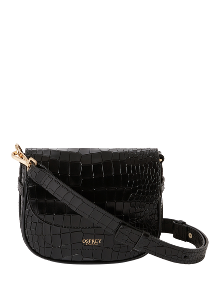 OSPREY LONDON Piper Mini Crossbody Bag, Black