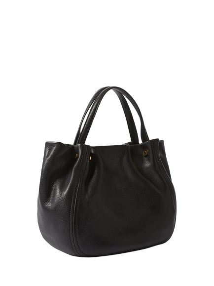 OSPREY LONDON Small Puff Ball Bag - view 2, Black