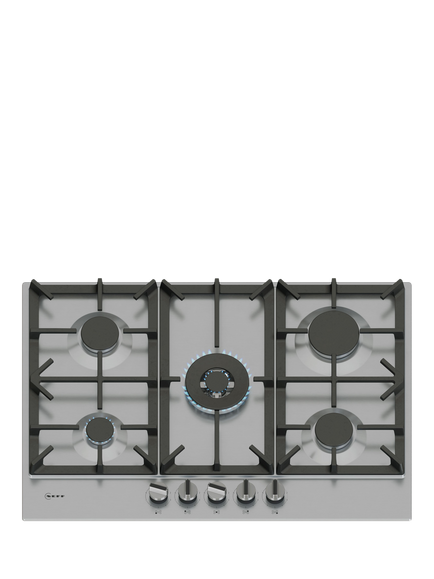 Neff OUTLET N70 T27CIQ8N0 75cm Gas Hob, Like New, Stainless Steel, Stainless Steel