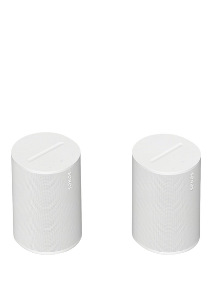 Sonos Era 100 SL Smart Speaker, Pack of 2, White, White