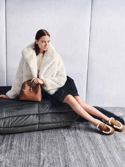 CHARLES & KEITH Chance Bucket Bag, Chocolate - view 2, Chocolate