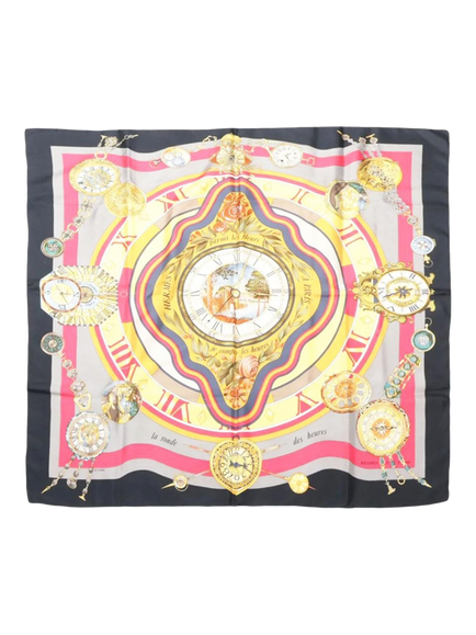 Pre-loved Hermès Parmi Les Fleurs Silk Scarf, Multi, Multi