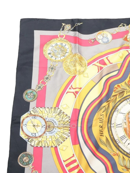 Pre-loved Hermès Parmi Les Fleurs Silk Scarf, Multi - view 2, Multi