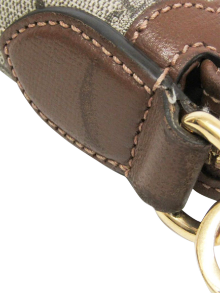 Pre-loved GUCCI GG Supreme Messenger Bag, Brown - view 2, Brown
