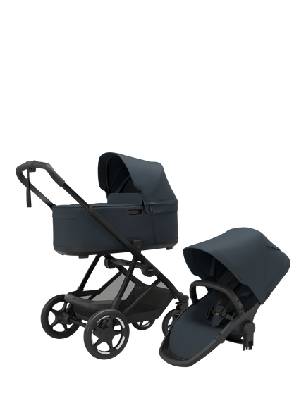 Thule Charm Stroller & Carrycot, Dark Blue, Dark Blue