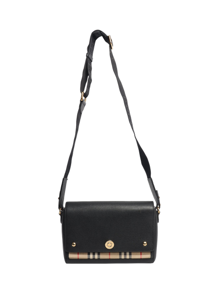 Pre-loved Burberry Note Bag, Black - view 2, Black