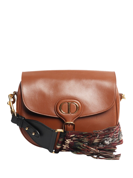 Pre-loved Christian Dior 2020 Medium Leather Bobby Bag, Brown, Brown