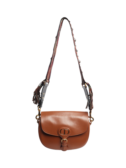 Pre-loved Christian Dior 2020 Medium Leather Bobby Bag, Brown - view 2, Brown