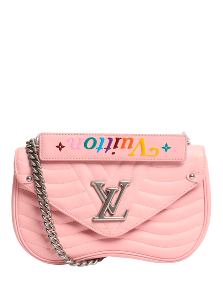 Pre-loved Louis Vuitton 2018 New Wave Quilted Leather Crossbody Bag, Pink, Pink