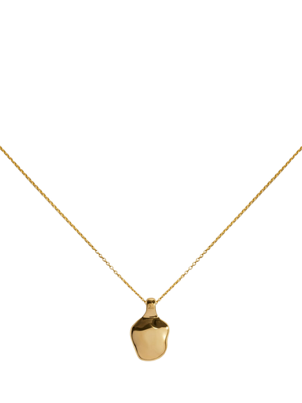 Monica Vinader Odyssey Pebble Pendant Necklace, Gold, Gold