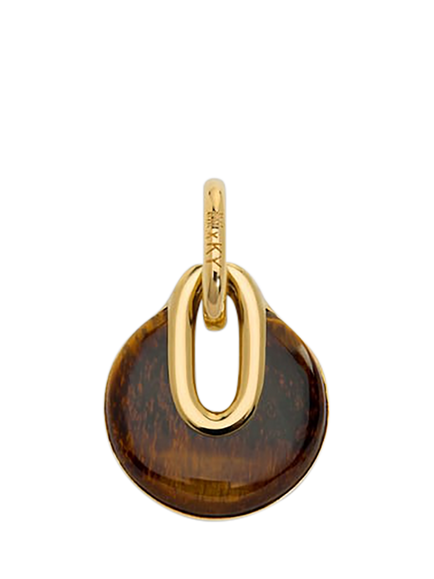 Monica Vinader Kate Young Pendant Charm, Tiger's Eye