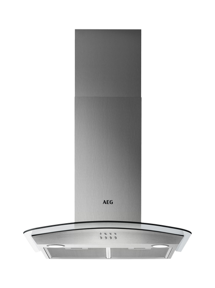 AEG OUTLET DTB3653M 60cm Chimney Cooker Hood, Like New, Stainless Steel, Stainless Steel