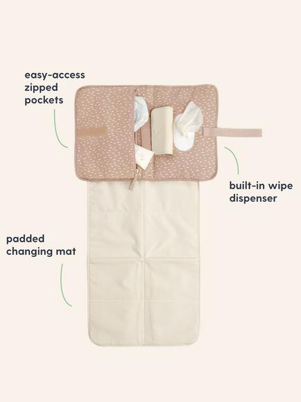 Storksak Baby Changing Station, Seashell - view 2, Seashell