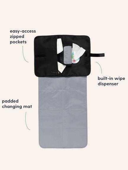 Storksak Baby Changing Station, Black - view 2, Black